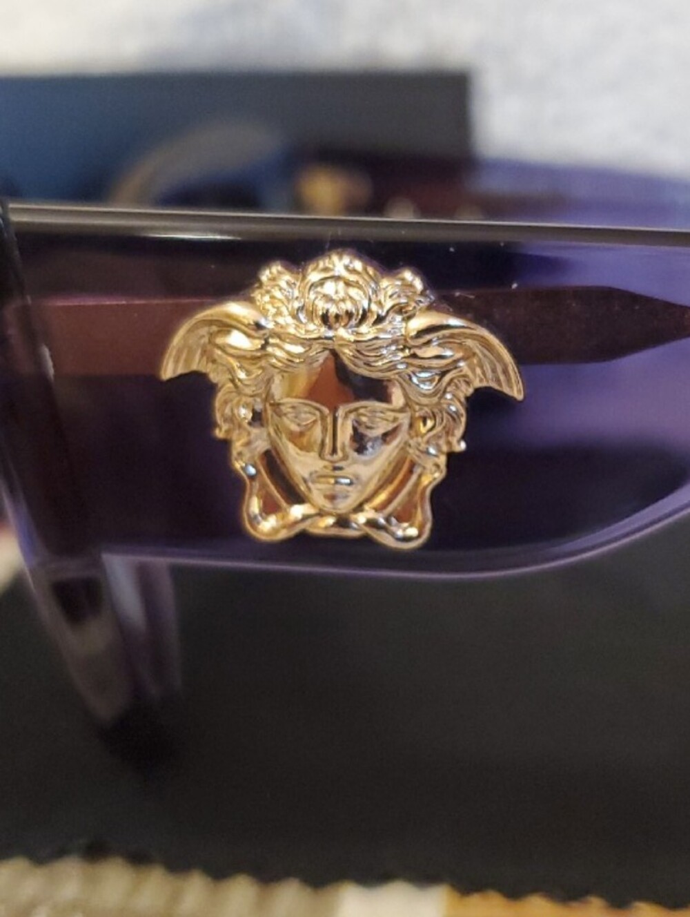 Versace Tribute Medusa Cat Eye Sunglasses